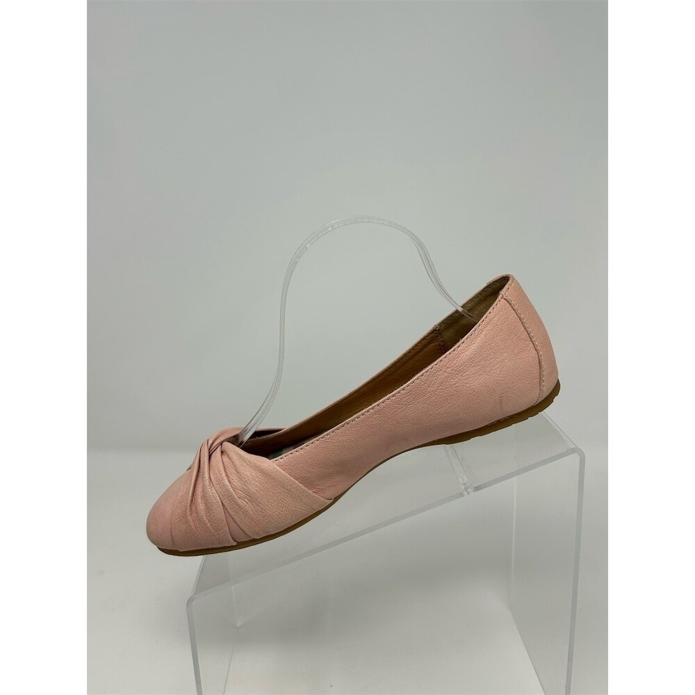Born Ballet Flats Womens 7.5M Light Pink Twisted Knot Toe Slip On Comfort Shoes - Picture 4 of 14